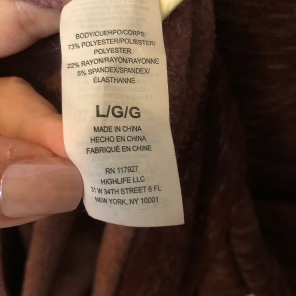 L Tunic Hooded Cowel Neck Sweater - Picture 9 of 9